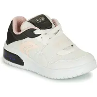 Geox Baskets basses enfant J XLED G. A - MESH+ECOP BOTT garcons - Blanc - 35