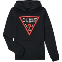 GUESS Sweat rouge feu / noir / blanc