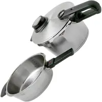 Fissler Set autocuiseur 22 cm (SKT 4,5 l + SBP 2,5 l oD) mgE 2 pcs.