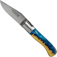 Fontenille Pataud Gentleman 10,5 cm L8HBU Blue Hybrid Boxwood couteau de poche