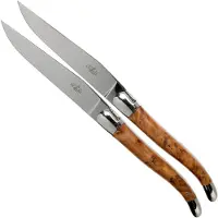 Laguiole , LAT22MINTHBRI, set de couteaux à steak, 2 pièces, thuya poli