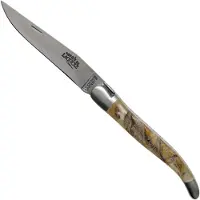 Laguiole 12 cm 1212INBESAT corne de bélier, couteau