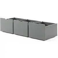 Molecule Ensemble de 3 tiroirs Pip - gris