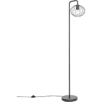 QAZQA Lampadaire industriel noir 23 cm - Margarita