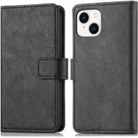 IMoshion Étui de télephone portefeuille de luxe Apple iPhone 14 / 13 - Noir