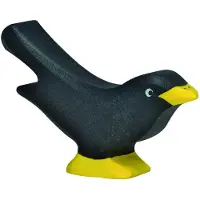 Holztiger Amsel