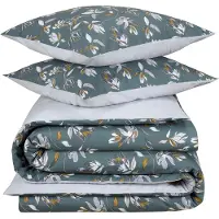 De Witte Lietaer Housse de couette Acacia 240 x 220 cm gris