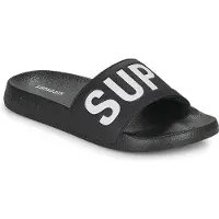 Superdry Claquettes / Tongs noir / blanc