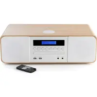 Thomson MIC201IBT Micro Chaine HiFi - Bluetooth - Radio - CD - MP3 - USB - Blanche + Induction