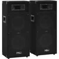 vidaXL Enceintes professionnelles hi-fi/scène Passives 2 pcs 1000 W