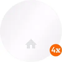 Elro Détecteur de Fumée FS4610 Crème (10 Ans) Lot de 4