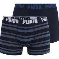 Puma Heritage Stripe Boxers 2 Units Bleu S Homme