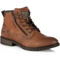 Mustang Bottes à lacets 'Heren veterschoenen' cognac