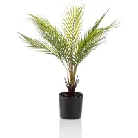 Emerald Palmier Chamaedorea artificiel 50 cm en pot