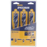 Irwin Jeu de mèches à bois Irwin - 3 pièces - Ø20/22/25 mm