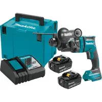 Makita Perfo-burineur SDS+ Brushless 2x5Ah 18V LXT  DHR182RTJ en MAKPAC