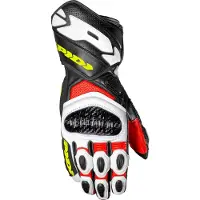 Spidi Carbo 7 Rouge Jaune Fluorescent Gants Taille 2XL