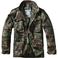 Brandit Veste mi-saison 'Field' bleu marine / marron / vert / olive