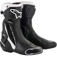 Alpinestars SMX Plus V2, bottes ,Noir/Blanc ,40 EU