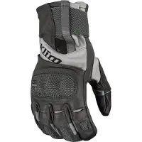KLIM Adventure Short, gants Gore-Tex ,Gris Foncé/Gris/Noir ,XL