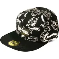 Difuzed Hommes, Casquette, Harry Potter: Magical Creatures, Blanc, Noir, (Taille unique)