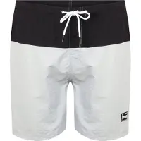 Urban Classics Shorts de bain gris clair / noir