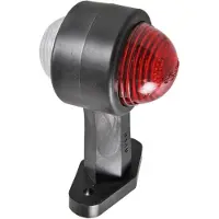 Pricenet Feu de gabarit rouge/blanc 120mm droit