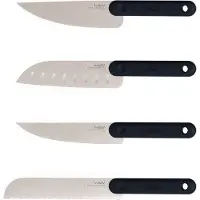 Trebonn Set de couteaux, 4 pièces, 32 cm, noir - | Black Edition