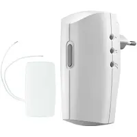 KlikAanKlikUit KLIKAANKLIKUITÂ Plug-in draadloze deurbelset met zender ACDB-8000BC wit (Funk, Sans fil)