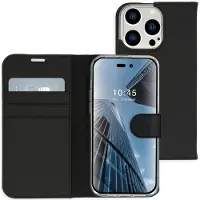 Accezz Étui de télephone Wallet pour Apple iPhone 14 Pro Max - Noir