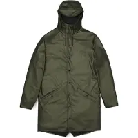 Rains Veste Rains Unisex Long Jacket Evergreen-M