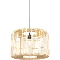 QAZQA Suspension orientale en rotin 45 cm - Maud