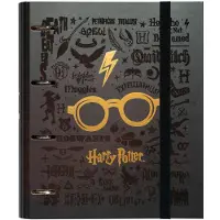 Harry Potter - Classeur Premium à 4 anneaux avec élastique Lunettes d'Harry (A4, 1 pcs)