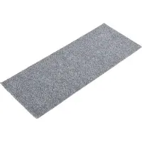 vidaXL Tapis d'escalier autocollants 15 pièces 60 x 25 cm Gris clair Rectangulaire