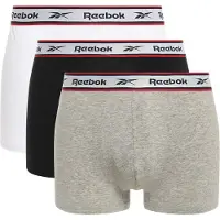 Reebok Boxers 'Barlow' gris chiné / rouge / noir / blanc
