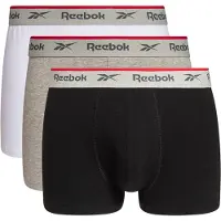 Reebok Sous-vêtements de sport 'Ovett' gris chiné / noir / blanc