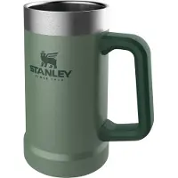 Stanley The Legendary The Stay Chill Beer Stein 24oz, Hammertone Green 10-02874-033 chope de bière thermos, 700 ml