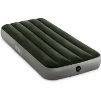Intex Matelas gonflable 64760, dimensions 191x76x25 cm, pour une personne, avec pompe à pied intégrée