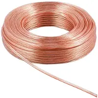 Goobay Câble pour haut-parleur - 25 mètres sur bobine - 4 mm² -