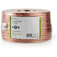 Nedis Cagw6000tr1000 Cca Speaker Cable 2x 6 Mm 100 M Doré