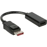 S-Impuls Câble adaptateur DisplayPort 1.4, DisplayPort mâle (DisplayPort, HDMI), Adaptateur vidéo, Noir