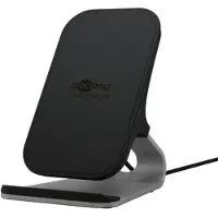 Goobay 52955 Chargeur rapide de table sans fil 10 W, adapté aux smartphones et appareils avec norme Qi