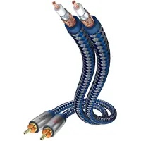 In - Akustik Premium Audio Cinch To Cinch Cable 3 M Bleu
