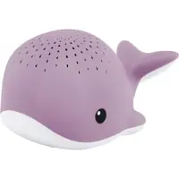Zazu Projecteur de nuit pour bébé , motif baleine, avec musique apaisante, couleur violette