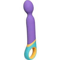 Huismerk - vibromasseur wand rechargeable - silicone violet
