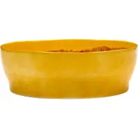 Serax Feast Saladier Yellow|Red Stripes