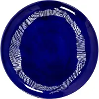 Serax Assiette Plate Serax Feast Tableware by Ottolenghi Blue White 22,5 cm