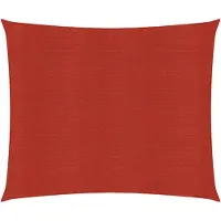 vidaXL Voile d'ombrage 160 g/m² Rouge 2,5x3 m PEHD
