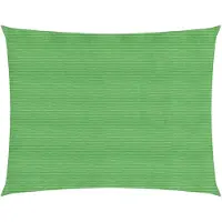 vidaXL Voile d'ombrage 160 g/m² Vert clair 3,5x4,5 m PEHD