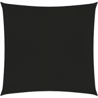 vidaXL Voile d'ombrage 160 g/m² Noir 4x4 m PEHD